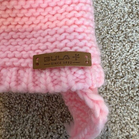 Bula Kids Striped Knit Toque with Pom Poms and Tie Fleece Lined - Picture 5 of 10